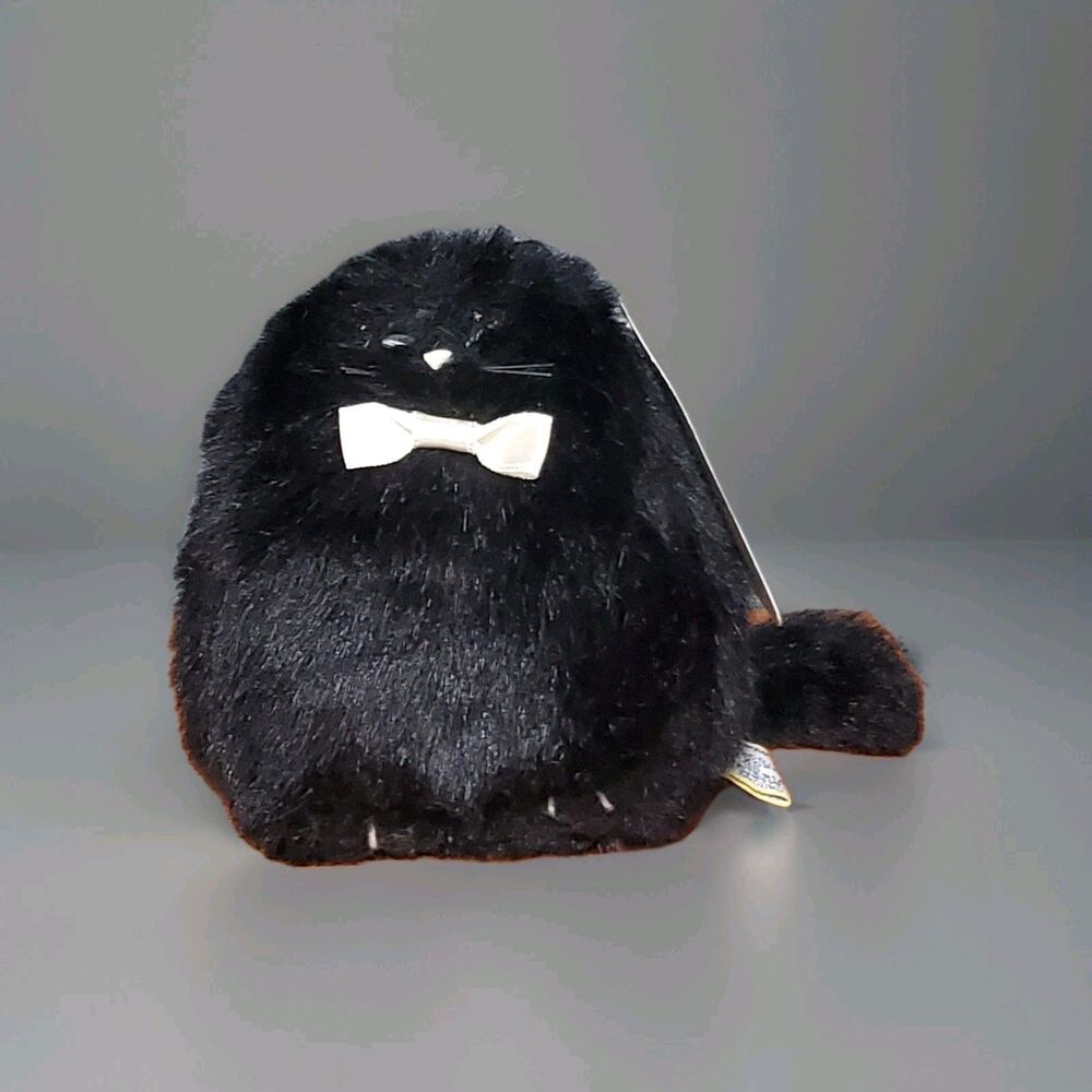 Dankin Black Kitten Silvan Stuffed Animal Plush Cat 80s Kitty Silvia And Silvan